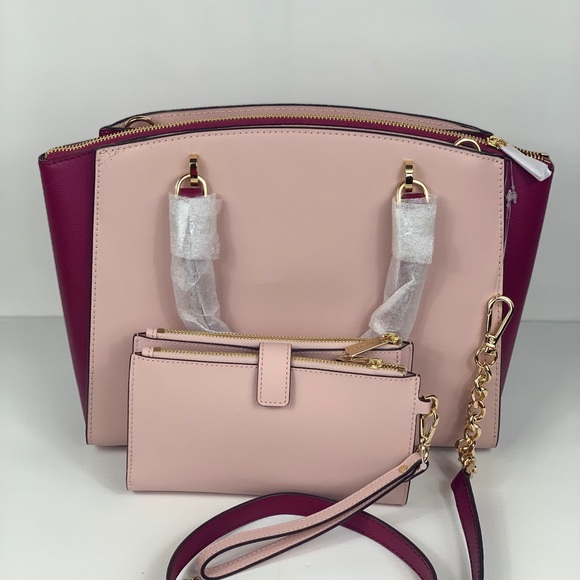 NWT Michael Kors Ellis Satchel & Wallet Set - Picture 4 of 8